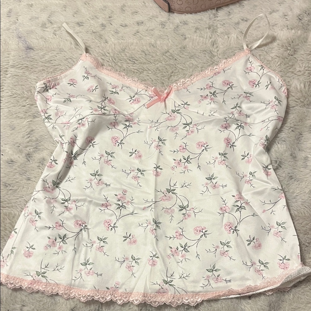 SHEIN Pink Floral Camisole